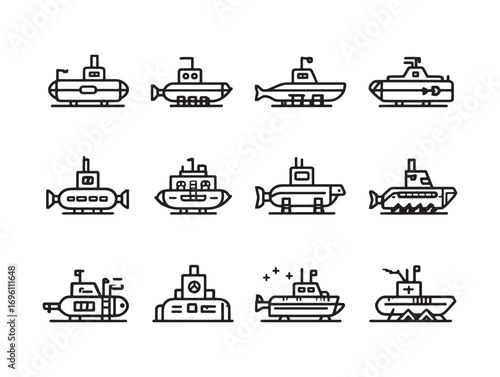 Submarine military naval stealth craft design