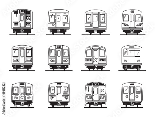 Subway train contemporary underground rail transport