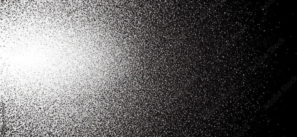 Obraz premium Abstract gradient background with a bright white light source fading into a dark, textured surface.