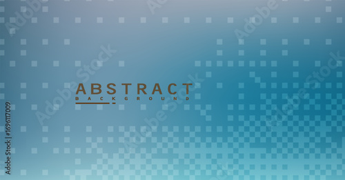 Abstract background with a gradient of blue and a pattern of small squares, with the word "ABSTRACT" displayed in the center.