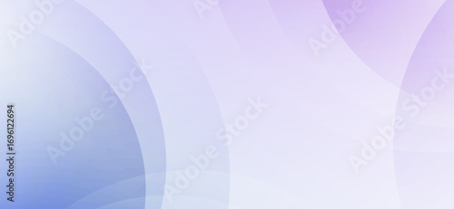 Abstract background with overlapping translucent curves in shades of blue, white, and purple.