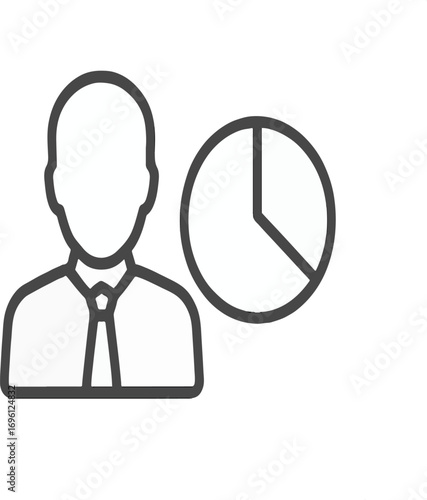 business man with clock