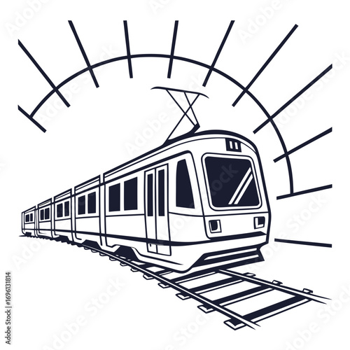 Monochrome vector art depicting a powerful grappling maneuver in combat sport practice
