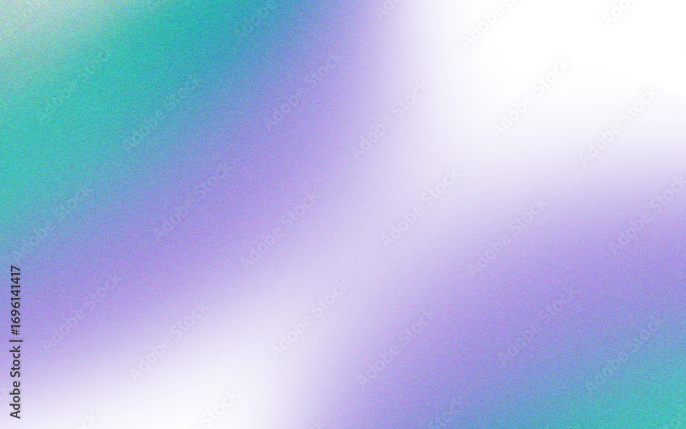 Fototapeta premium Abstract digital art piece with a blend of soft, vibrant teal and purple hues, exhibiting a pixelated edge