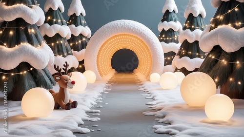 Elegant minimalist bedroom with large windows and natural light
