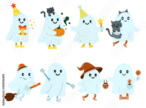 funny ghosts set