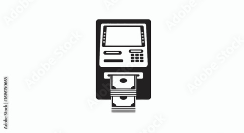 ATM machine representing cash withdrawal, banking, and personal economic liquidity