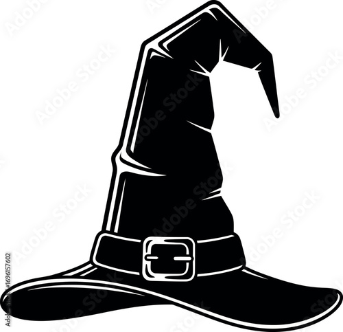 Witch Hat Vector Illustration