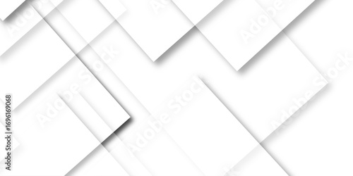Abstract minimal geometric white and gray light banner pattern. White and grey modern minimalistic pale geometric. Geometric triangular or polygonal line shapes, stylist geometric line background.