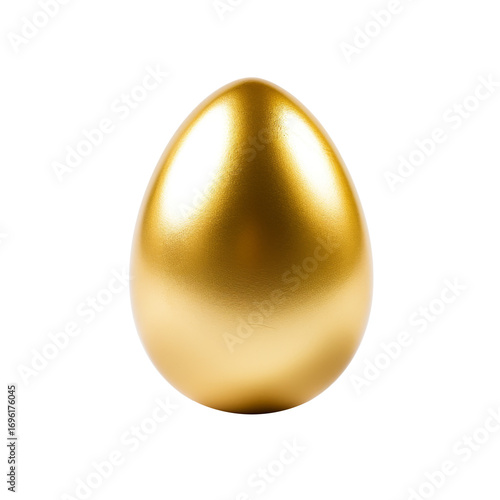 Shiny golden egg representing wealth and prosperity
