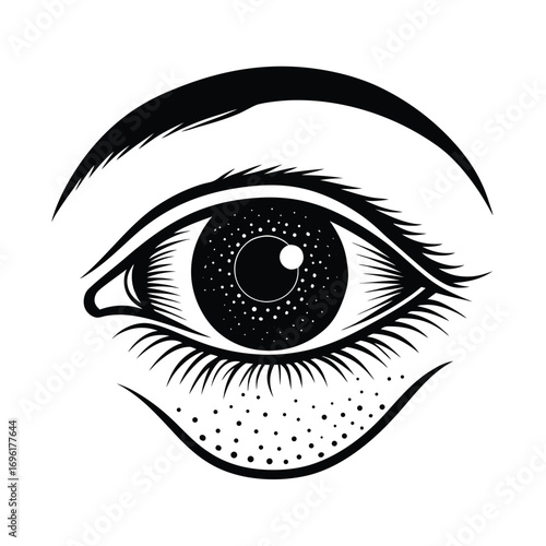 Basal Cell Carcinoma Under Eye Close Up