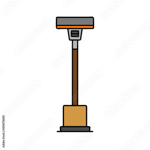 vacuum cleaner on white background
