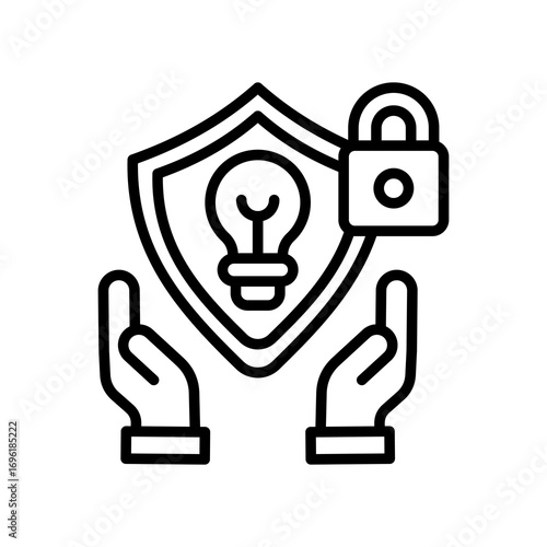 Intellectual Property line icon