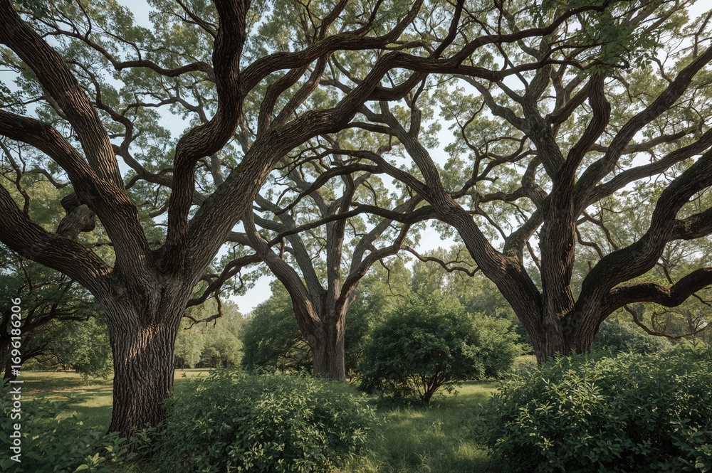 Fototapeta premium A cluster of trees