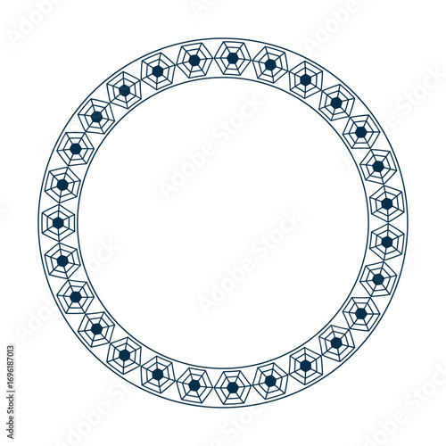 Decorative frame in greek style.