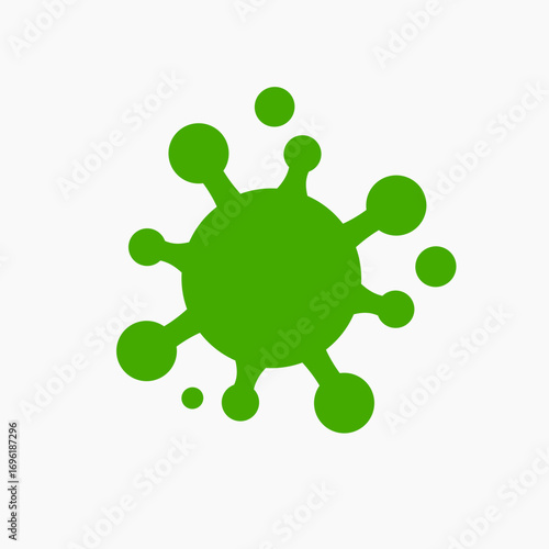 Simple virus icons. Mpox, Nipah virus, Monekypox. Cessation of public activities due to regional quarantine, novel coronavirus, COVID-19, Corona warning. Pirola, delta, Embola, arcturus, marburg, omic