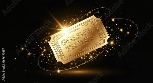Golden Ticket Luxury, Success, Winning, Prize, Award, Event, VIP Access