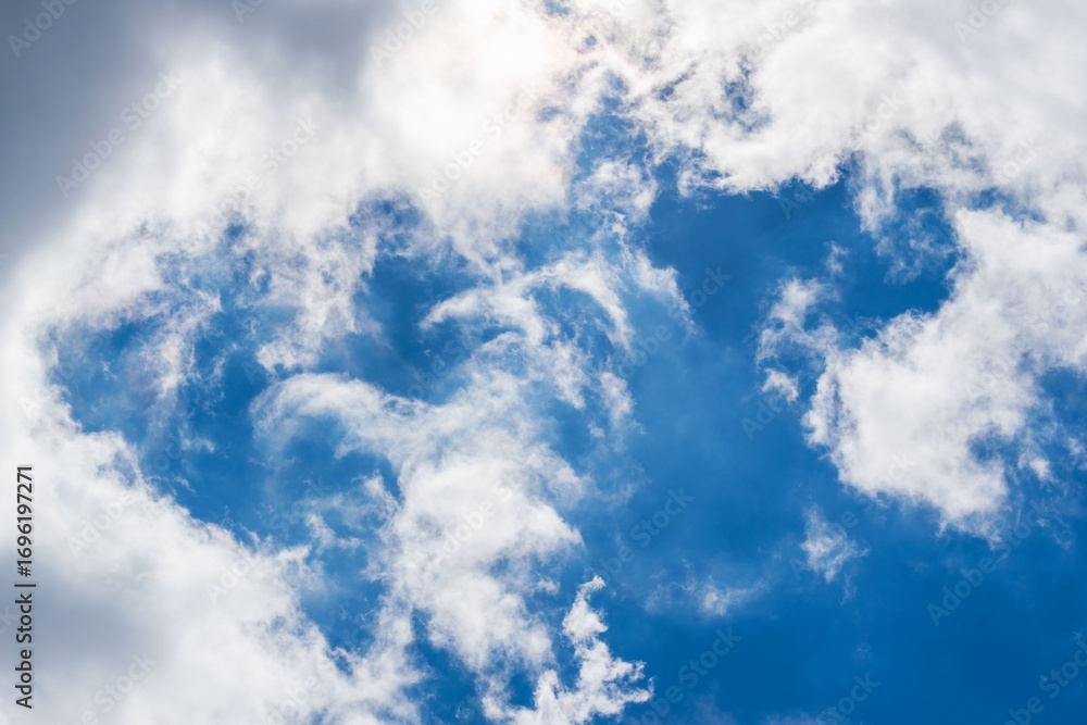 Obraz premium 秋の空 夏の気配を残す青空と雲39