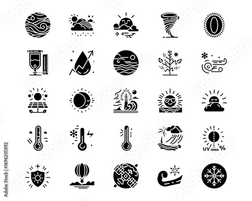Weather Line Vector Icons
