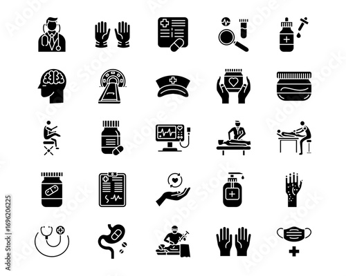 Medicine Line Vector Icons