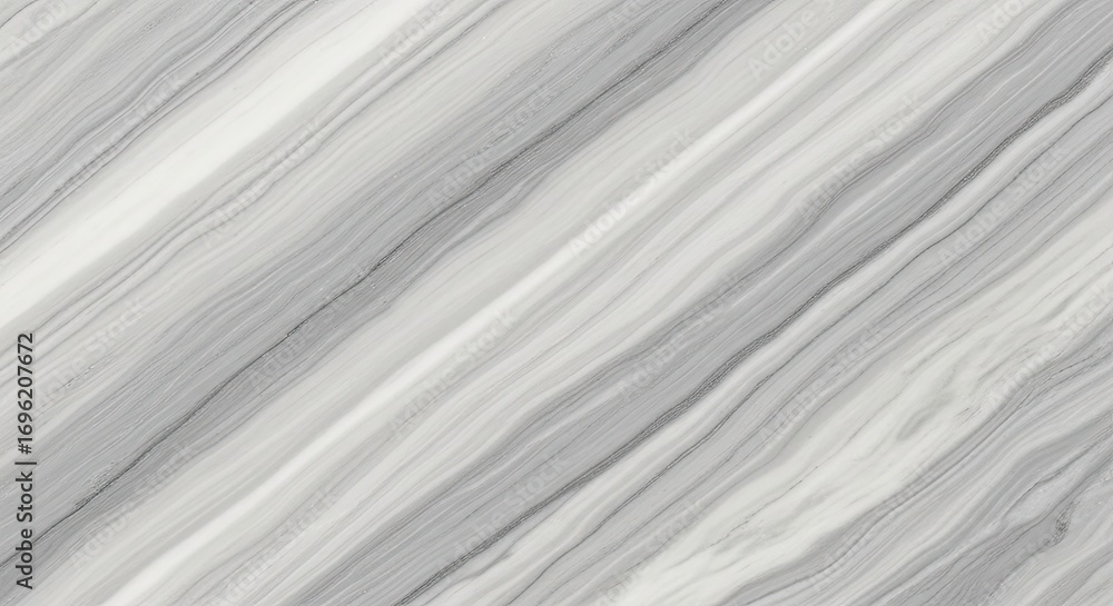 Fototapeta premium Diagonal Abstract Marble Stone Texture with Gray and White Veins Background