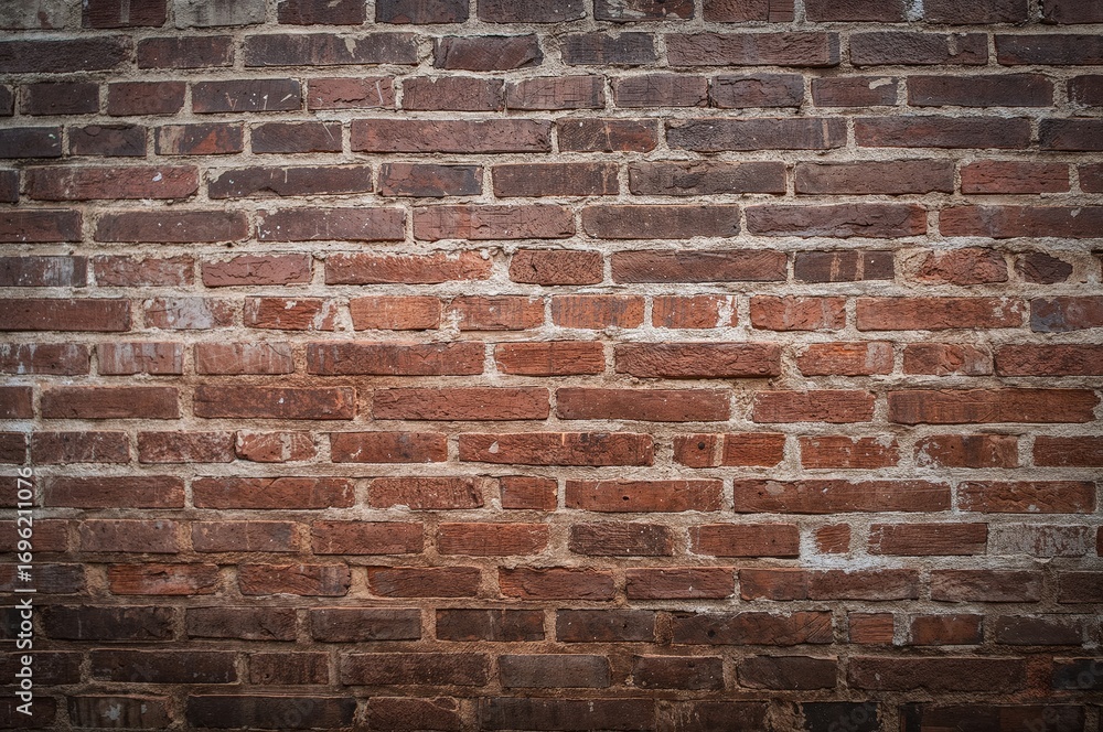 Fototapeta premium Vintage red brick wall texture