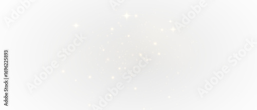 PNG Golden Light Effect, Transparent Sparkle Glow, Shiny Lens Flare with Bokeh Dust, Twinkling Star Particles and Radiant Magic Burst