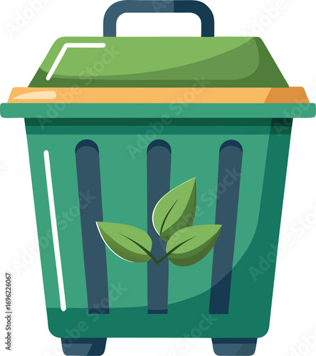 Compost bin illustration