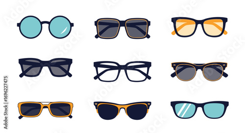 Collection of Fashionable Eyewear Styles for Modern Trends