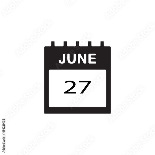  27 june calender icon.