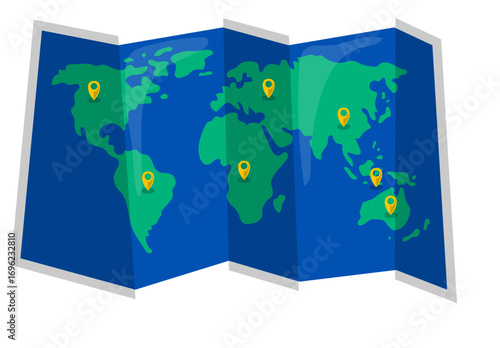 World Map Vector Illustration