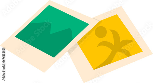 Polaroid Photo Paper Vector Illustration