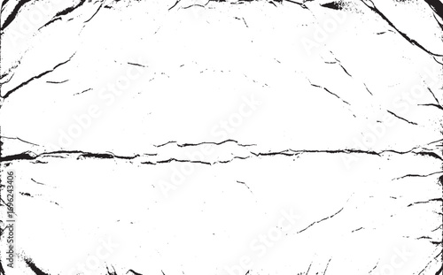 Abstract Black and White Ink Splash Design on a White Background for Creativity