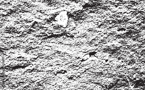 Black and white abstract design with interesting shapes and textures for background use