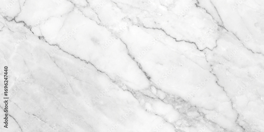 Obraz premium White marble texture background with grey veins pattern, abstract stone surface for interior design and decoration, elegant and luxurious backdrop
