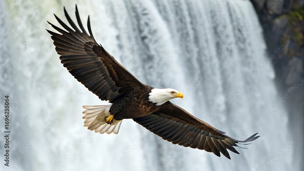 Fototapeta premium eagle in flight