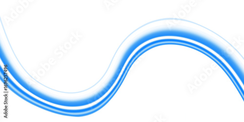 blue flowing lines