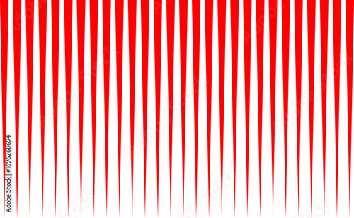 Abstract background with red sharp objects pattern
