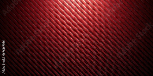 Deep textured red abstract background with gradient lighting and shimmering surface effects creating depth