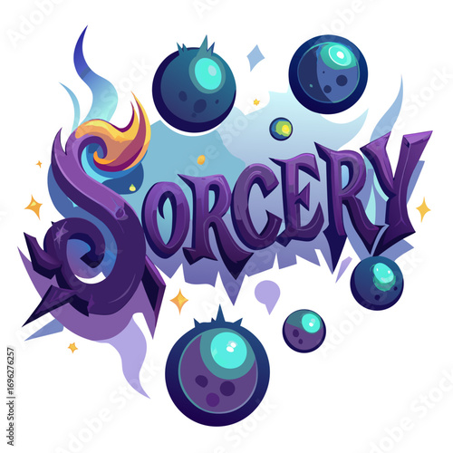 Fantasy Sorcery Word Art