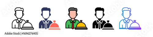 Waiter Service multiple icon