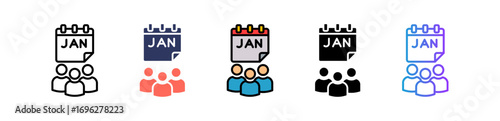 Event Organizer multiple icon