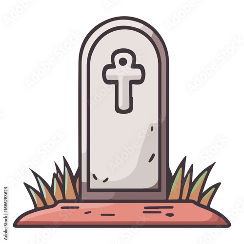 tombstone, halloween, festival, vector, transparent background, icon, pattern, celebration, decoration, monument, statue, sculpture, old, isolated