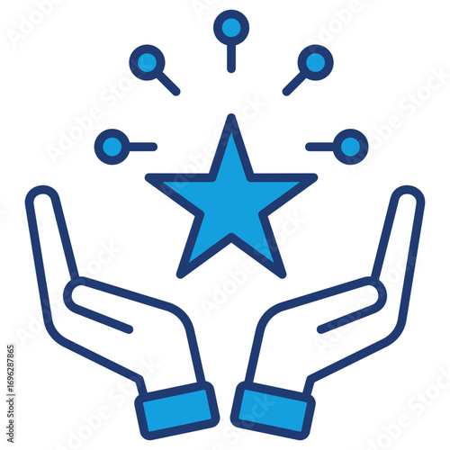 Dexterity Blue Icon