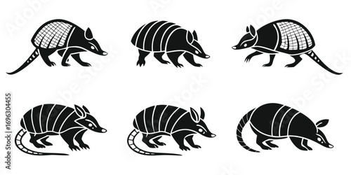 armadillo-walking---icons-set---6-minimalist-icons