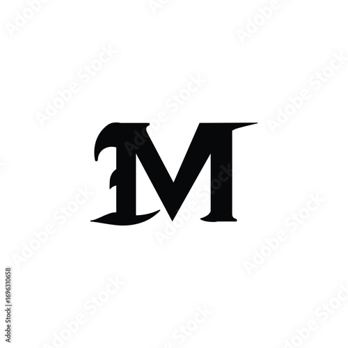 m logo design template, personalized jewelry m, signature look m, monogrammed gift m, initial pendant m, m type design, vintage lettermark m, luxe monogram m, timeless m, decorative typography m,