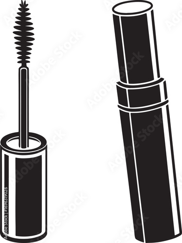 mascara and brush