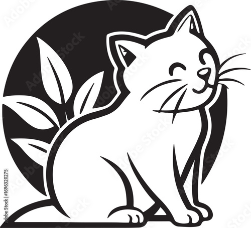 vector illustration of a cat