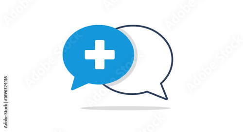 Telemedicine and healthcare concept displaying medical consultation online service