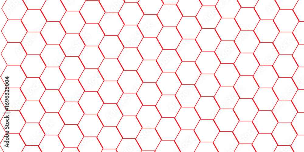 Naklejka premium Geometric abstract hexagon technology background.. Abstract honeycomb background.. Vector illustration of hexagons pattern, Creative idea for medical technology or science design.